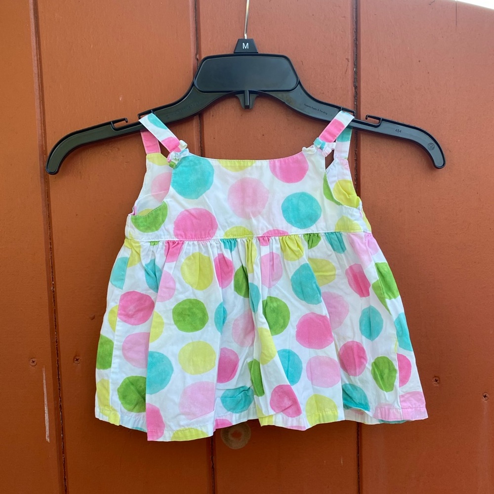 Girls Polkadot shirt 2T